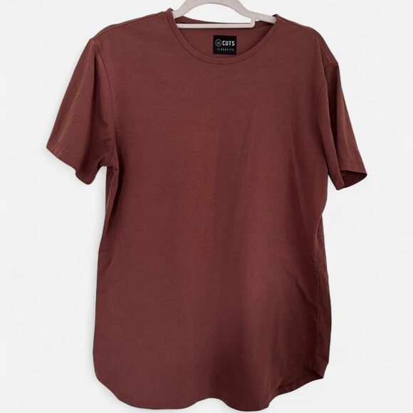 CUTS AO Elongated Crew Tee – Modern Minimal Streetwear (Sz L) - Picture 2 of 8